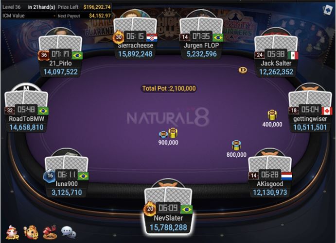 WSOP Side Event – $200 Sunday Double Stack final table