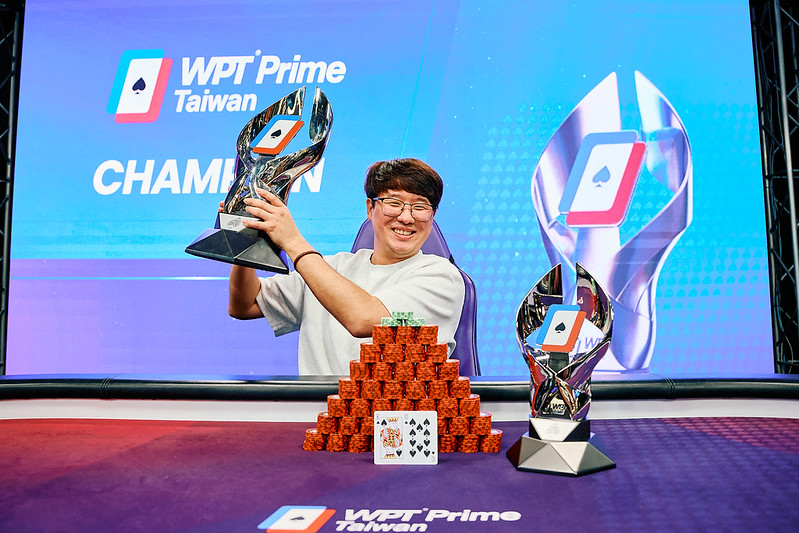 Hyundong Lee wins the 2025 WPT Prime Taiwan Championship - Photo by WPT
