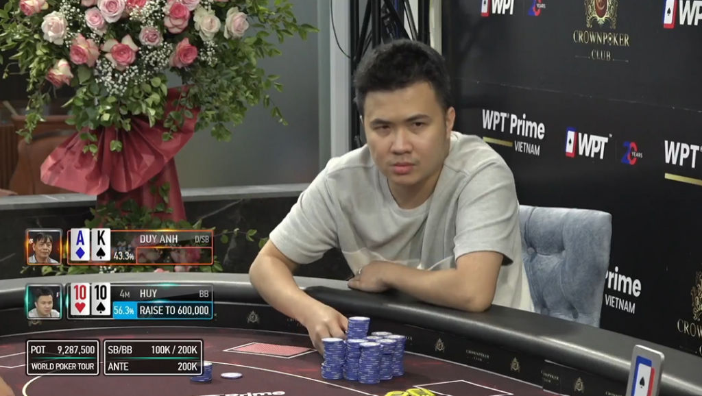 Nguyen Vu Huy – Photo credit: WPT / Crown Poker Club live stream