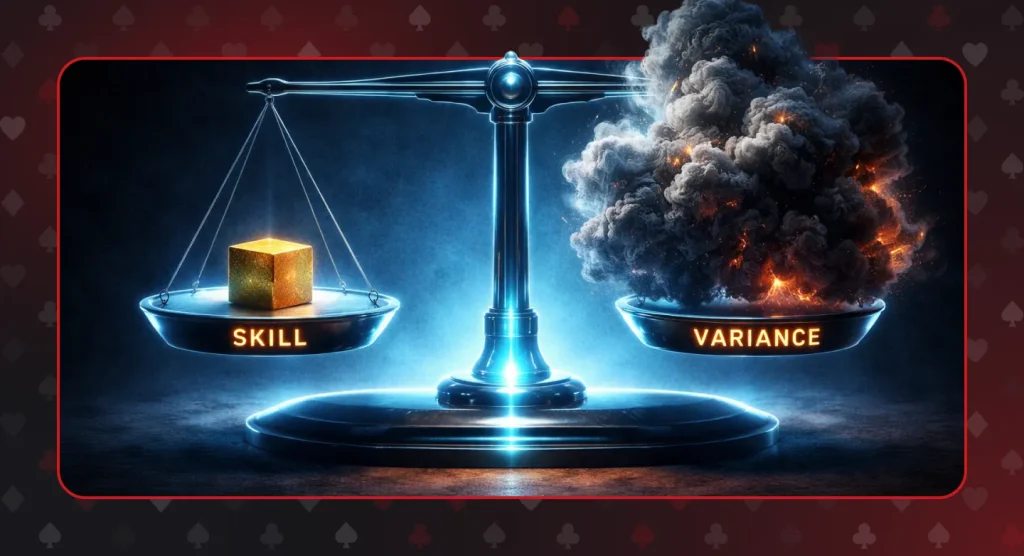 Poker Psychology - Controlling emotions will result in skill overweighting variance