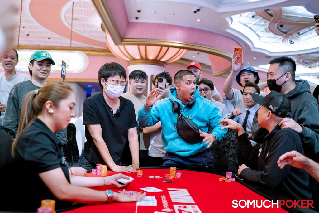 Emmanuel Derecho Cracks Ryo Miyata's Aces on the Bubble