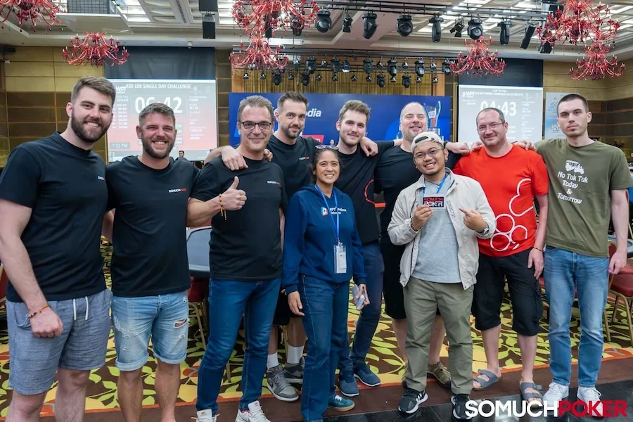 Somuchpoker team at WPT Cambodia