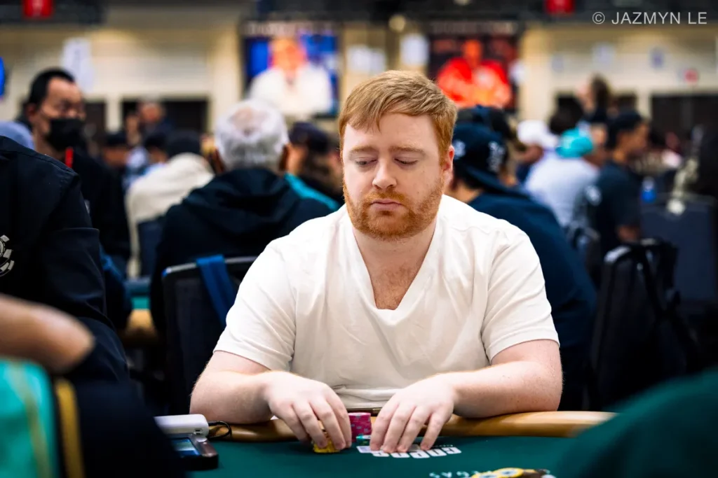 Niall Farrell (photo credit: PokerNews photographer Jazmyn Le)