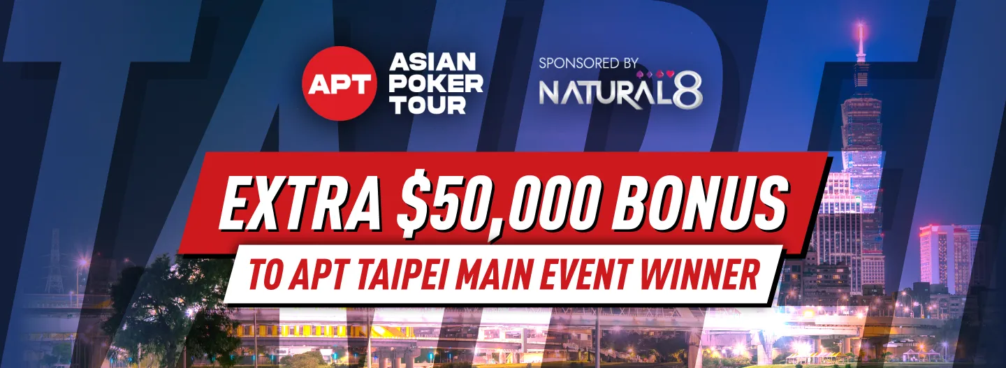 The winner of the APT Taipei Main Event will receive an additional $50,000.