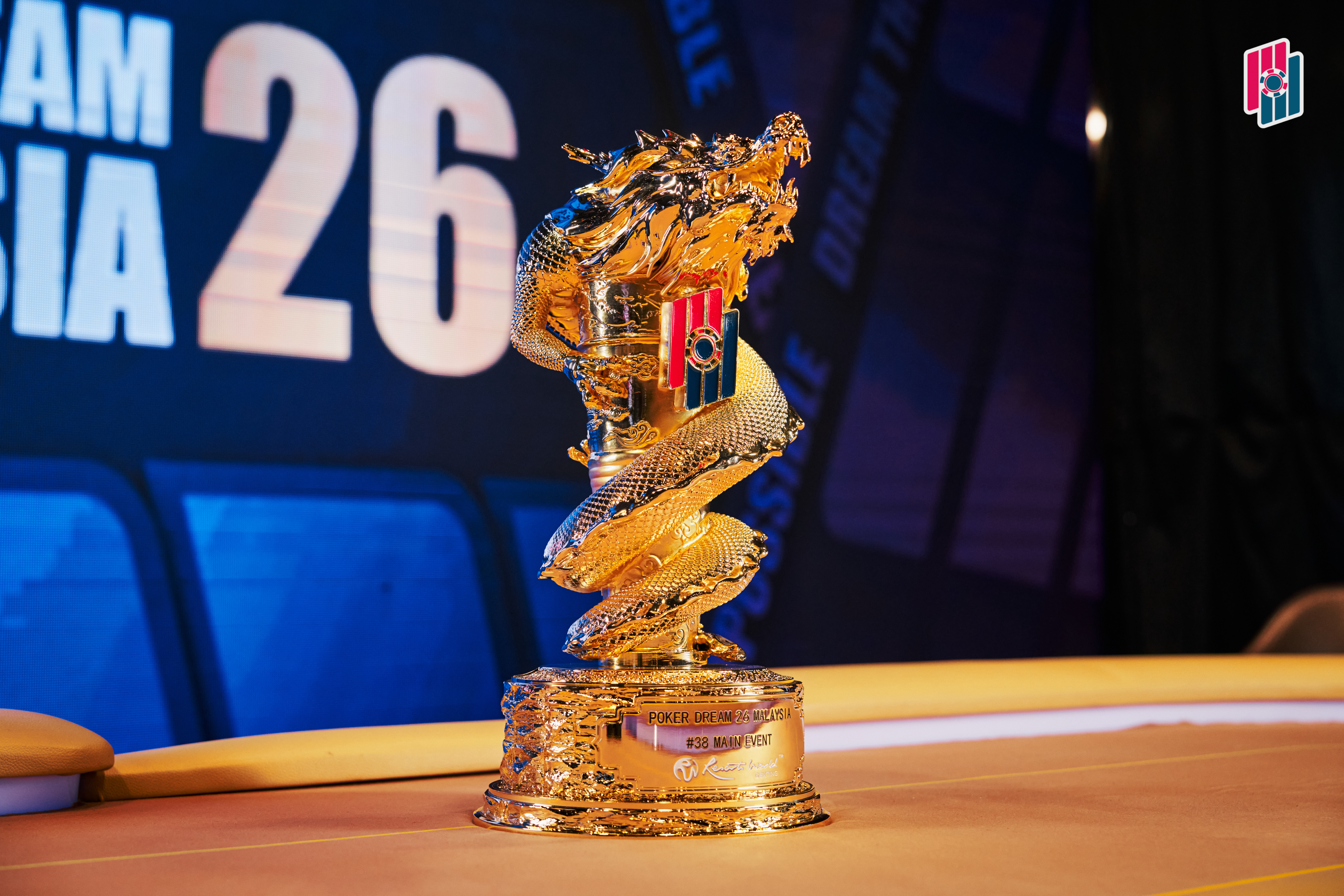 Poker Dream 26 Malaysia Main Event Trophy