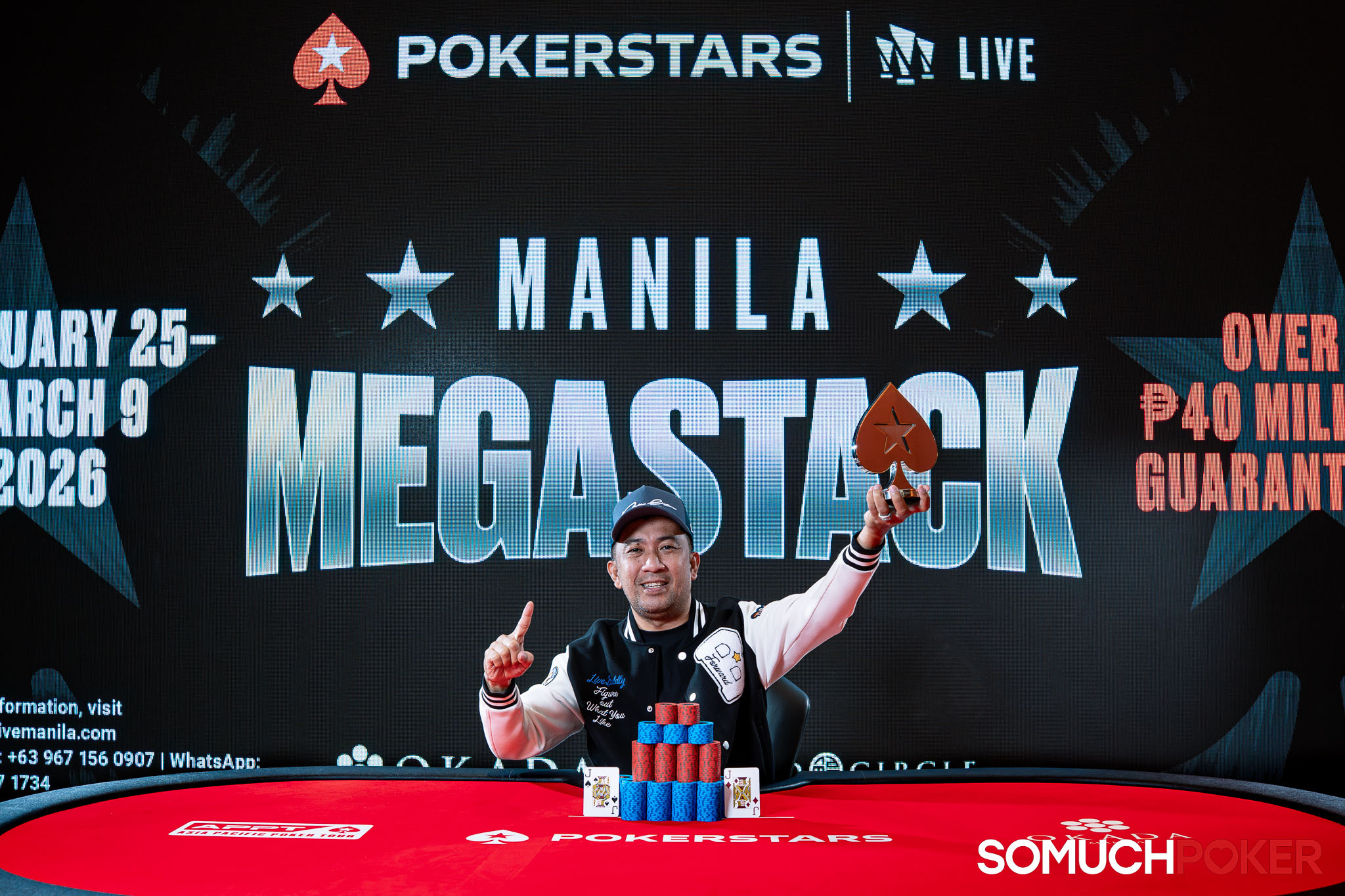 Manila Megastack 24 Main Event Winner Marvin Cerbito