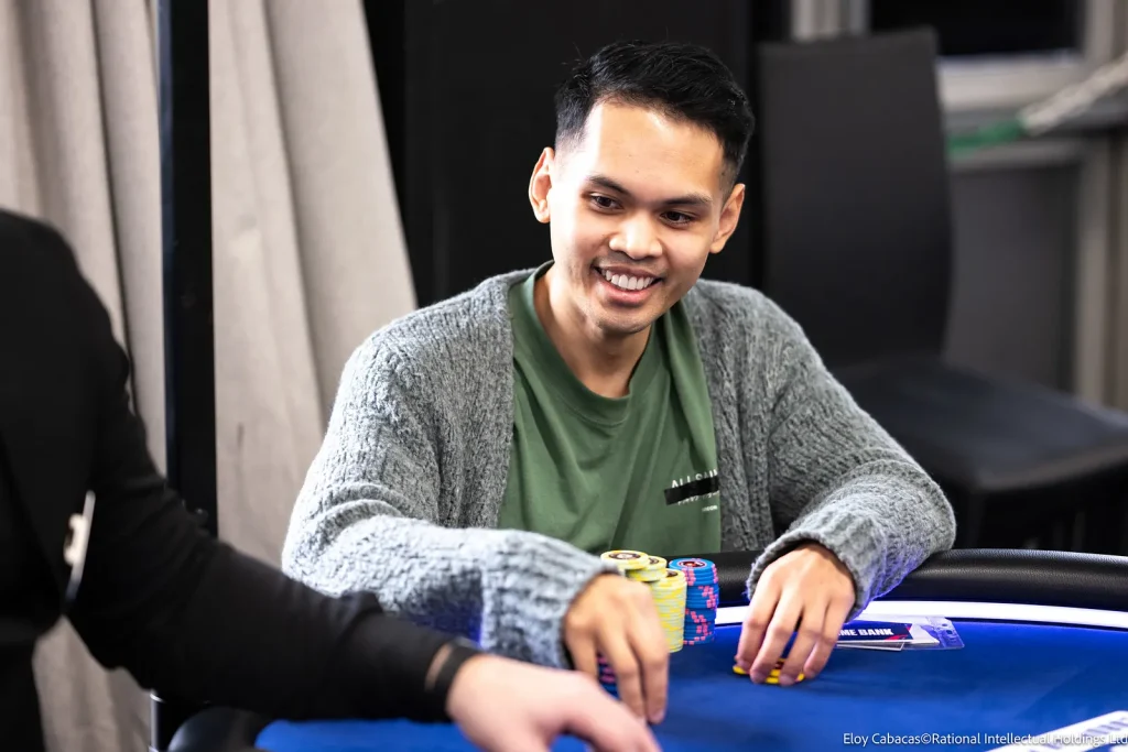 Sean Rafael (photo credit: PokerNews photographer Eloy Cabacas)
