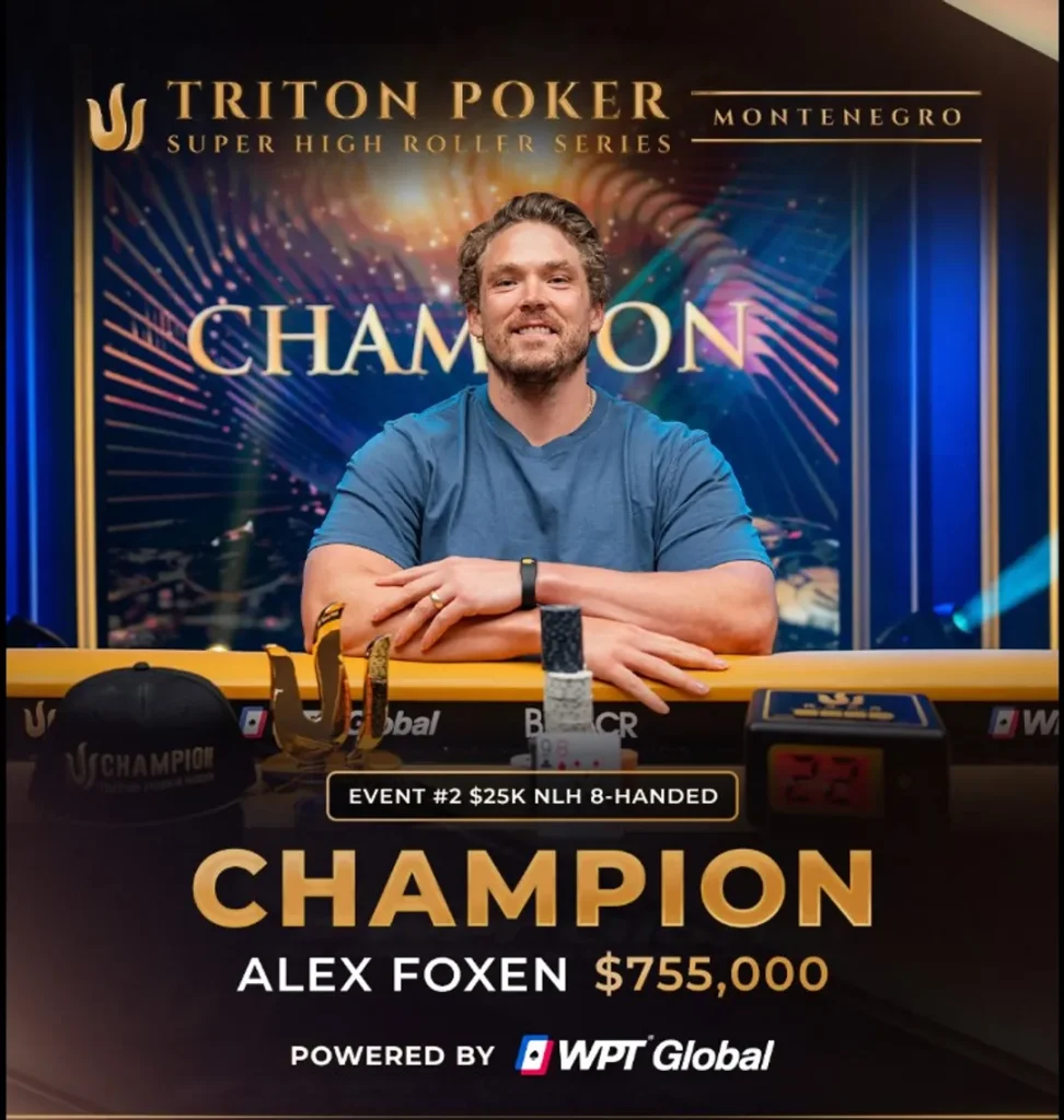 Alex Foxen (photo courtesy of Triton Poker)