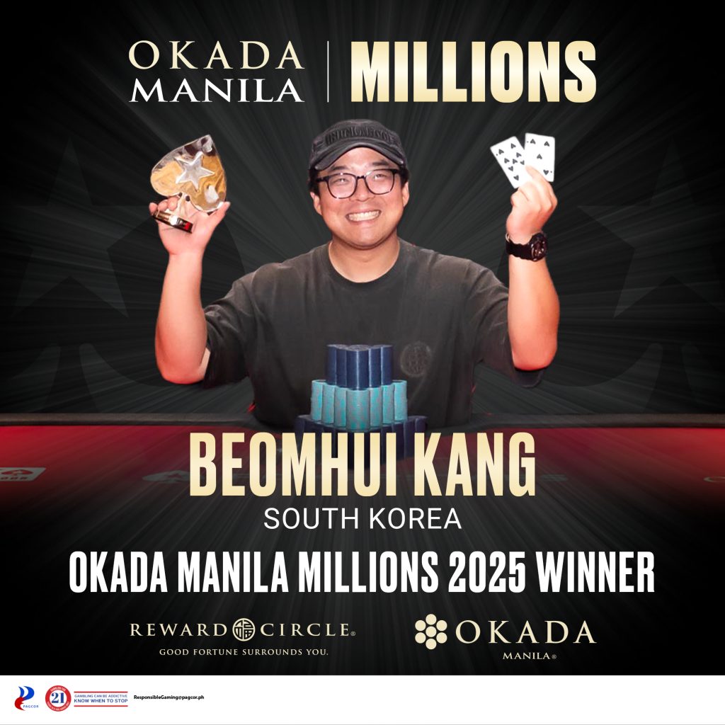 Beomhui Kang - Okada Manila Millions Winner 2025