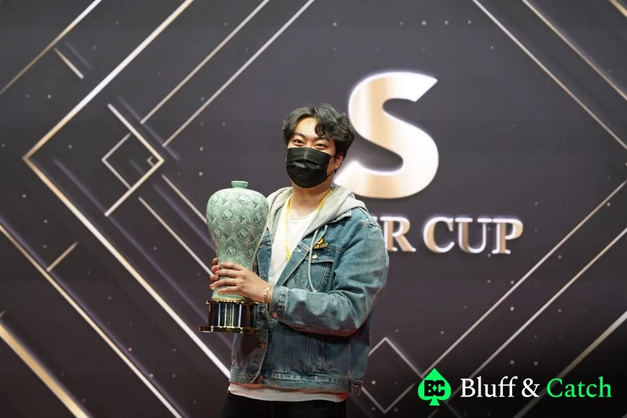 Yu Young Jin wins Super Cup Poker - Photo by Bluff & Catch