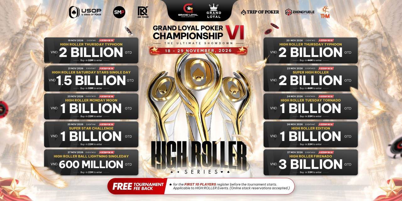 GLPC VI Introduces ARCH ANGEL Trophies for High Roller and Side Event Winners 