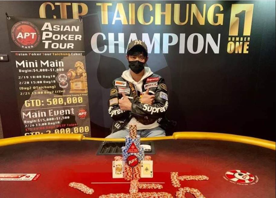 Kun Han Lee. Credit: Asian Poker Tour Facebook