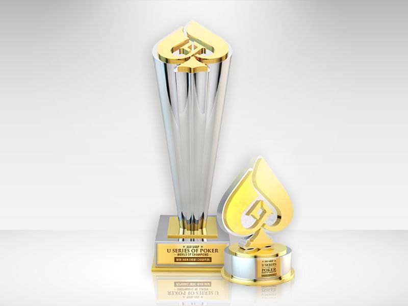 USeries of Poker Trophies