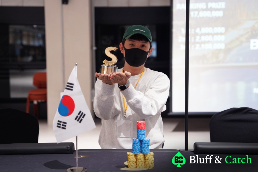 Ji Hwan Kim wins Kickoff - Photo by Bluff & Catch