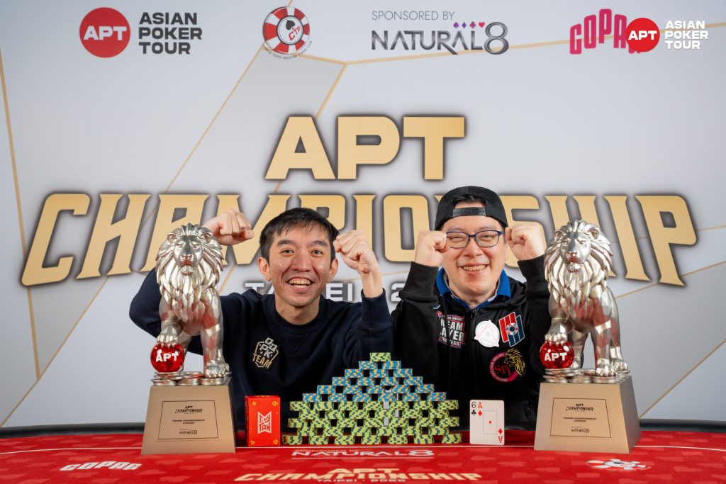Ming Ken Thoo & Eugene Zhou (photo courtesy of Asian Poker Tour)