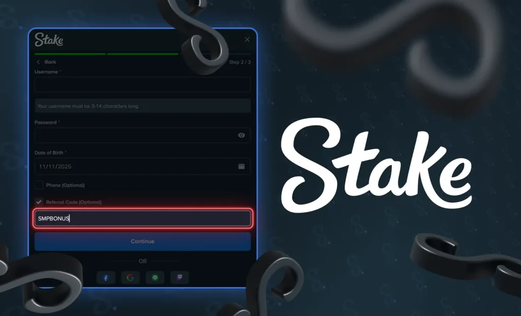 Stake Poker - Register with Bonus Code SMPBONUS