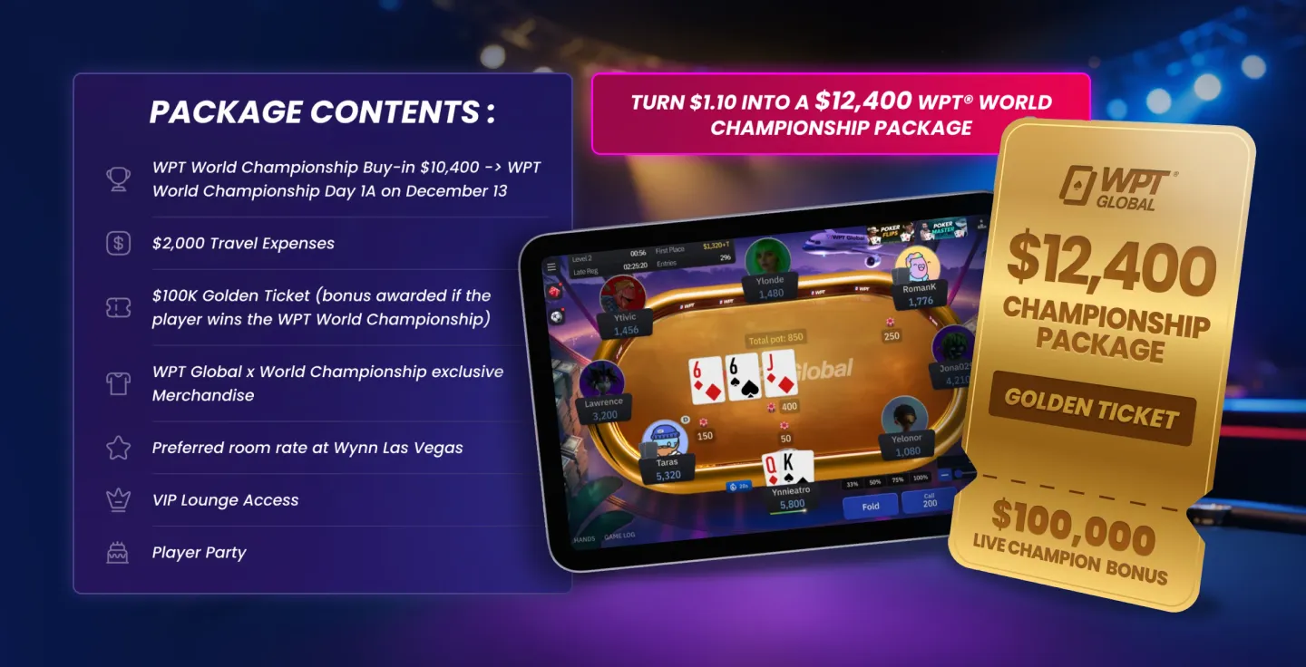 WPT World Championship Package - WPT Global