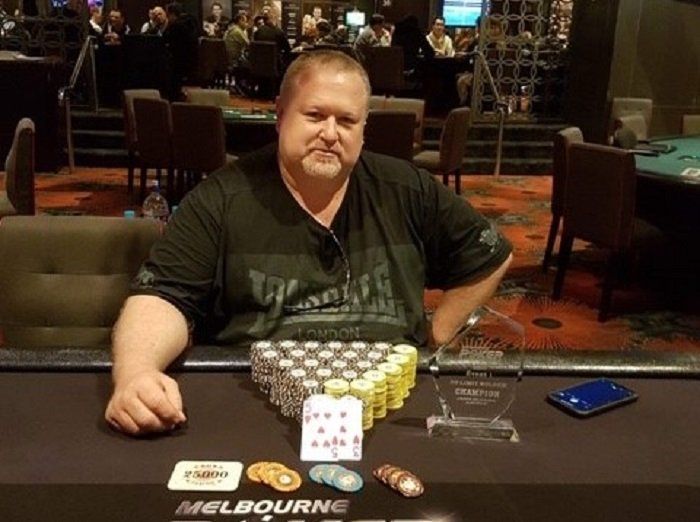 NLH Accumulator champion dean McDowell – Photo by Melbourne Poker Championship
