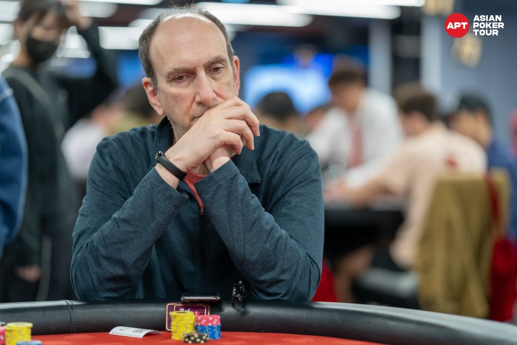 Poker Hall of Famer Erik Seidel also joined the felt and survived Day 1