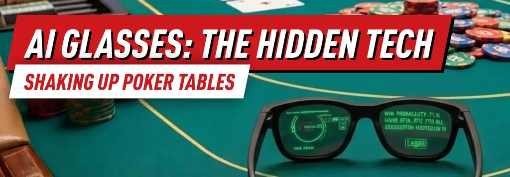 Smart glasses using AI in poker might be everyday gadgets in the near future