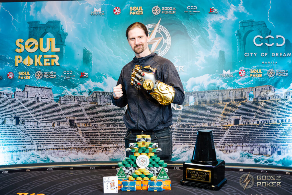 Dakota Anderson Claims GOP Manila Main Event Title for a Career-Best PHP 6.3 Million (~$101,000)