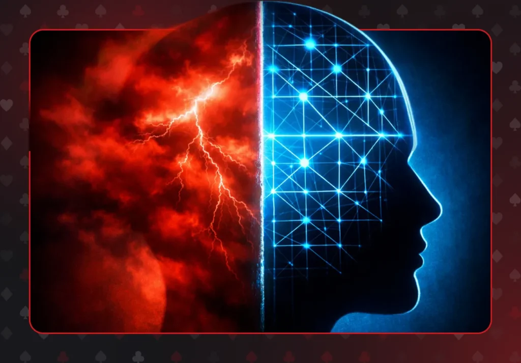 The poker mindset requires being able to maintain control vs impulse