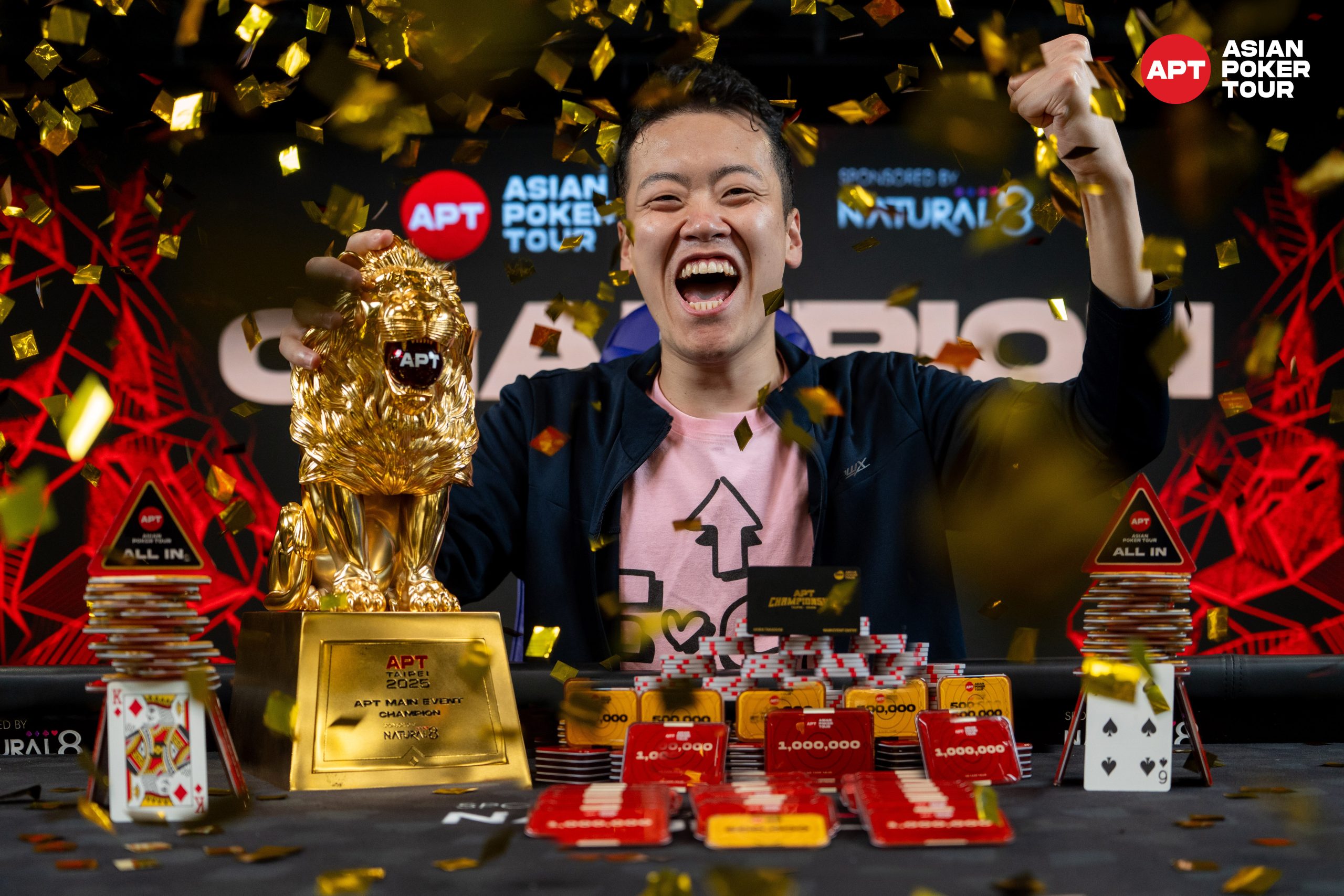 Akira Takasugi wins APT Taipei 2025 Main Event - Photo by APT