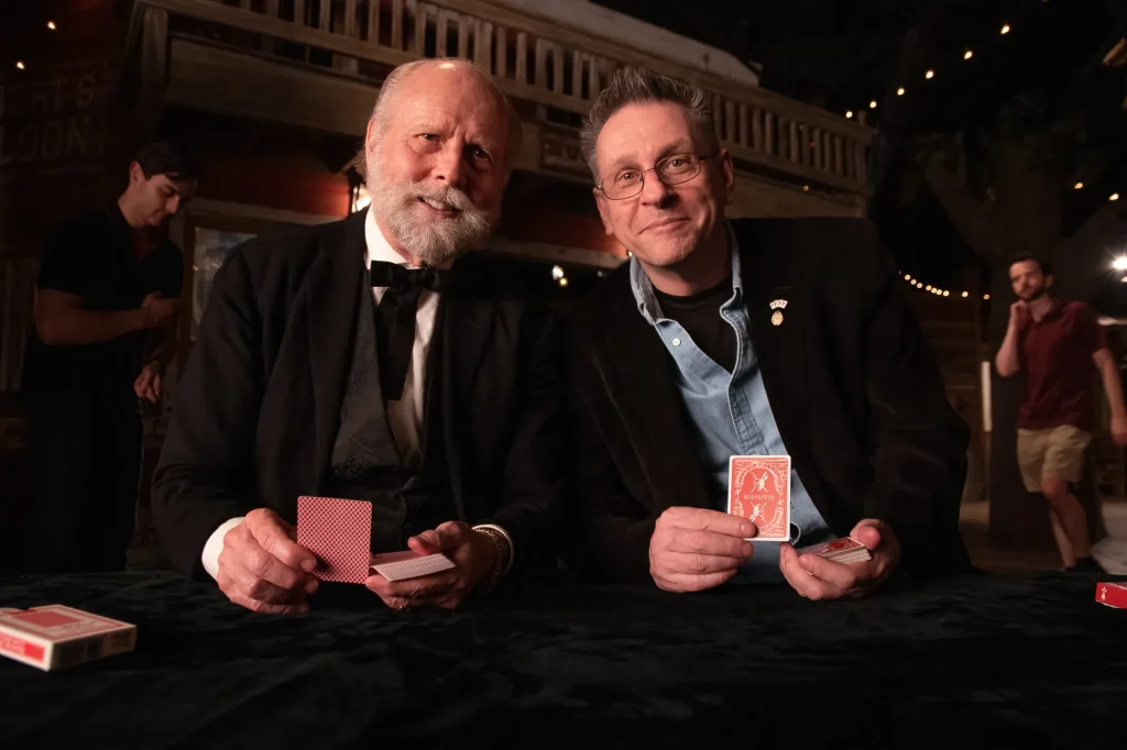 Shawn Farquhar at the filming of Lost in the Shuffle