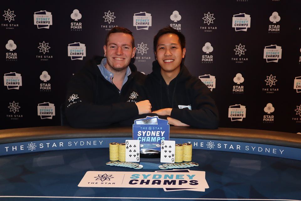 $550 Teams event champions Chester Swords and Yita Choong – Photo credit Star Sydney