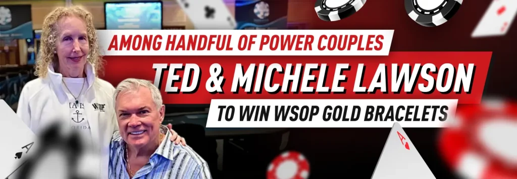 Power poker couple with WSOP gold bracelets - one of the few