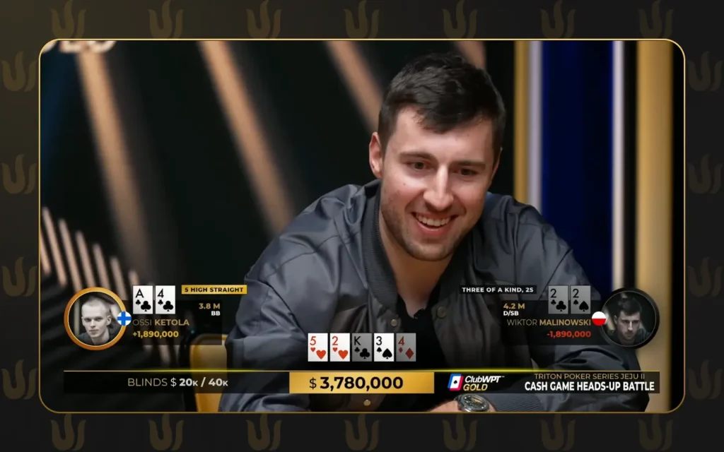 Ossi Ketola and Wiktor " Limitless" Malinowski $3,780,000 Pot