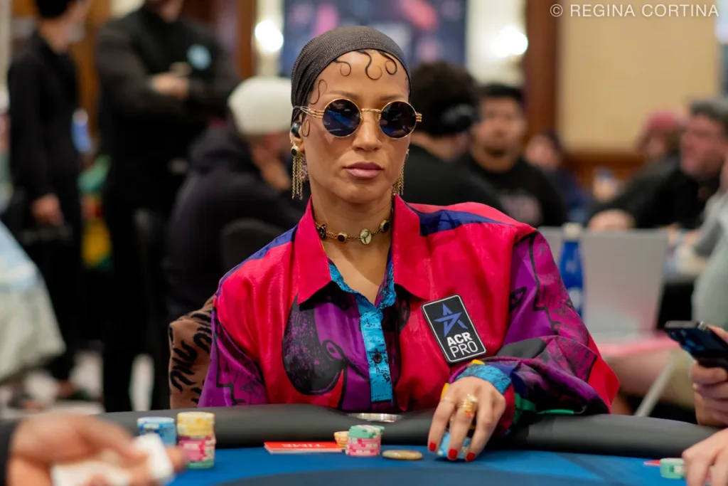 Ebony Kenney (credit: PokerNews photographer Regina Cortina)