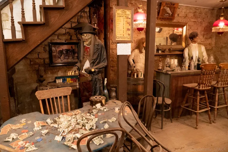 The original table from the longest poker game ever