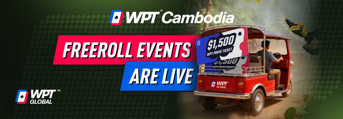 Play for FREE and Win a $1,500 WPT Cambodia Prime Entry