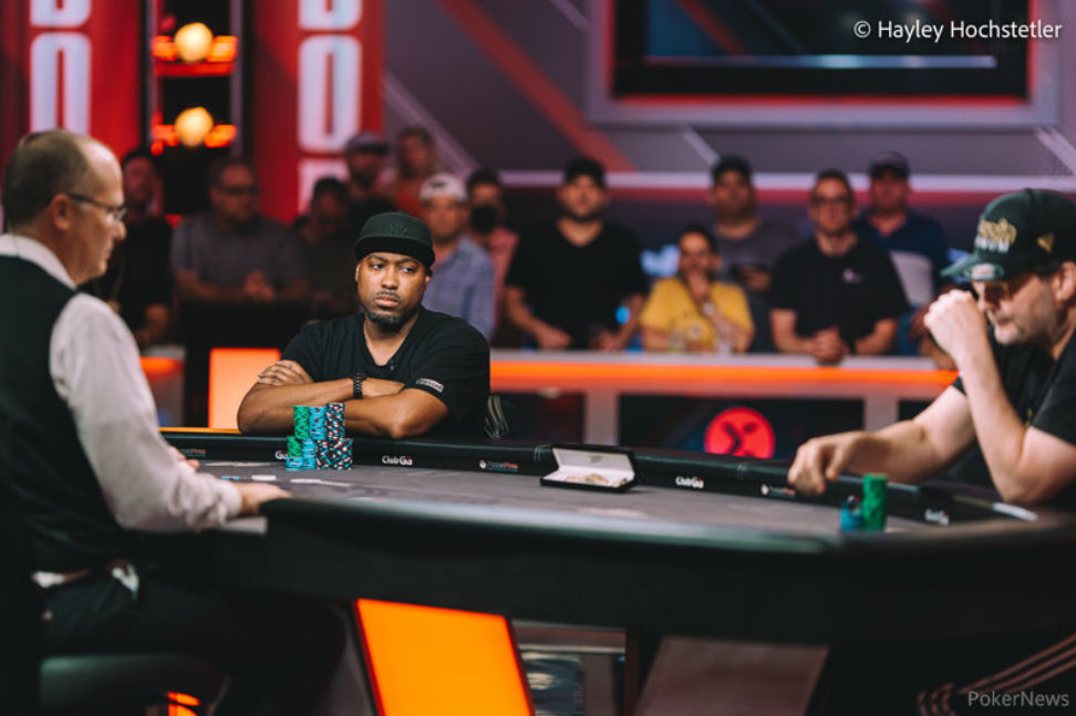 David Jackson vs Phil Hellmuth – Photo credit WSOP / PokerNews – Hayley Hochstetler