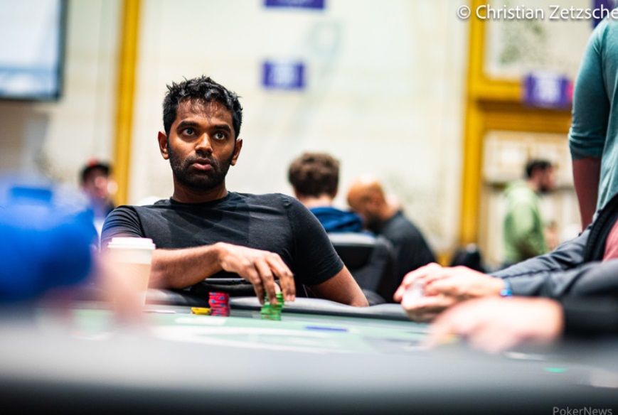 Kabeelan Rajamurthy – Photo by WSOP / Pokernews