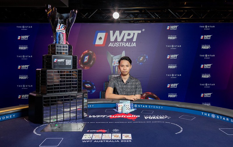 Alan Pham Wins 2025 WPT Australia in Sydney - Photo by WPT / The Star Sydney