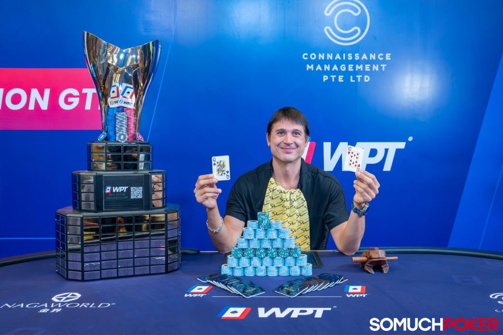 Artem Vezhenkov wins the WPT Cambodia Championship 2025