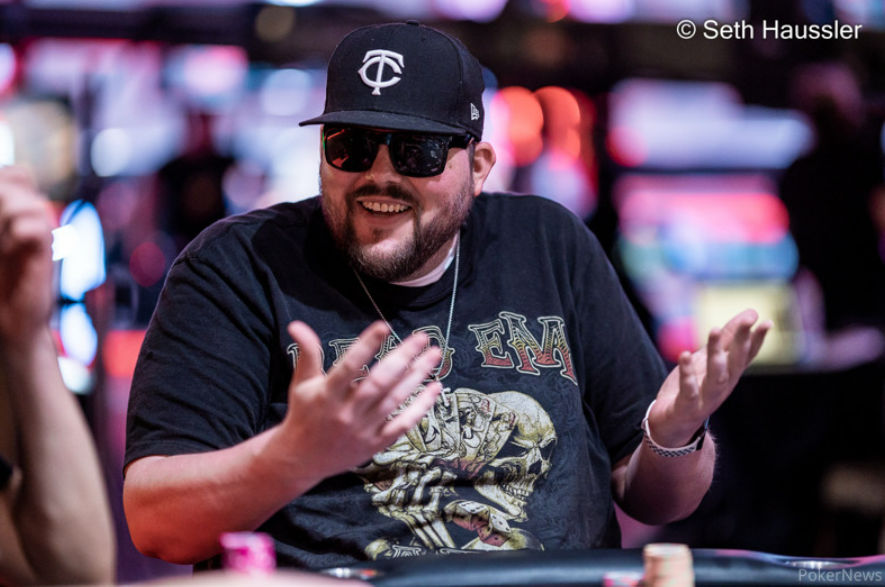 Quincy Borland – Photo credit WSOP / PokerNews – Seth Haussler