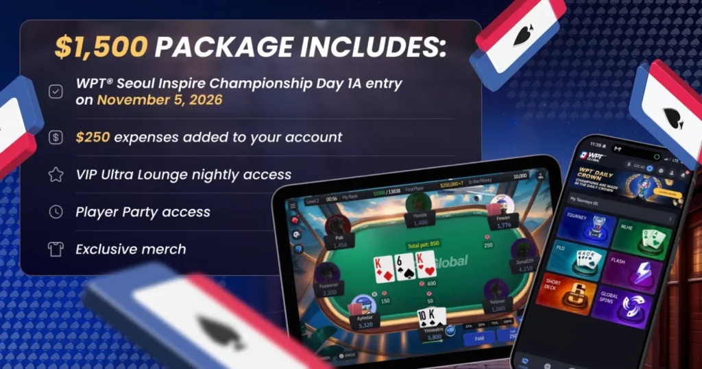 WPT Seoul $1,500 Package Breakdown