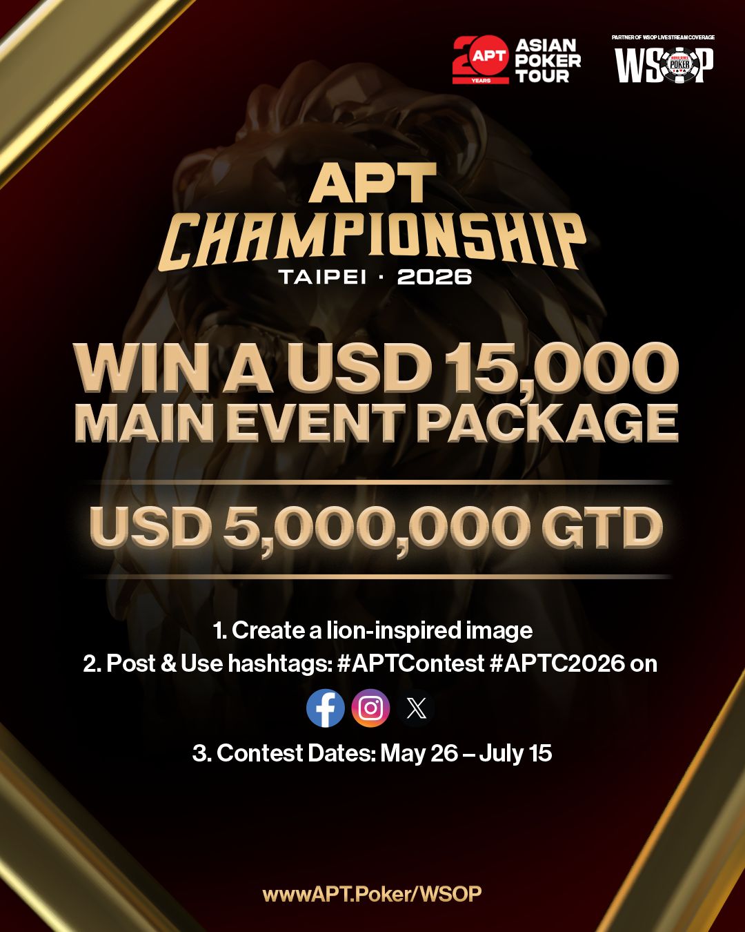 APT WSOP 2026 Contest
