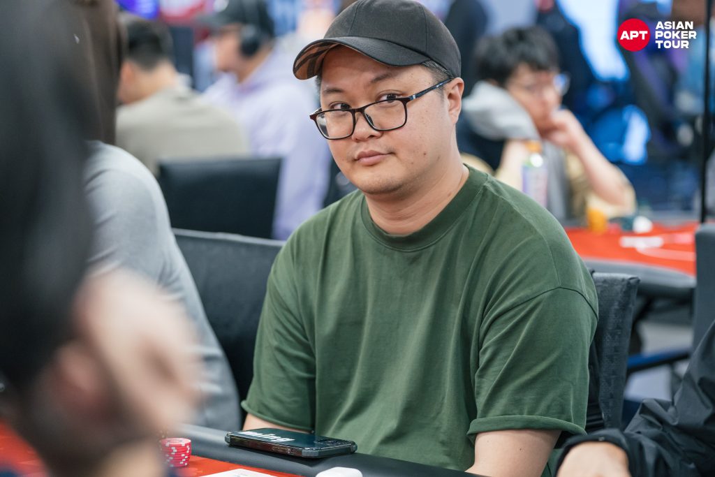 Zheming Zhu (photo courtesy of Asian Poker Tour)