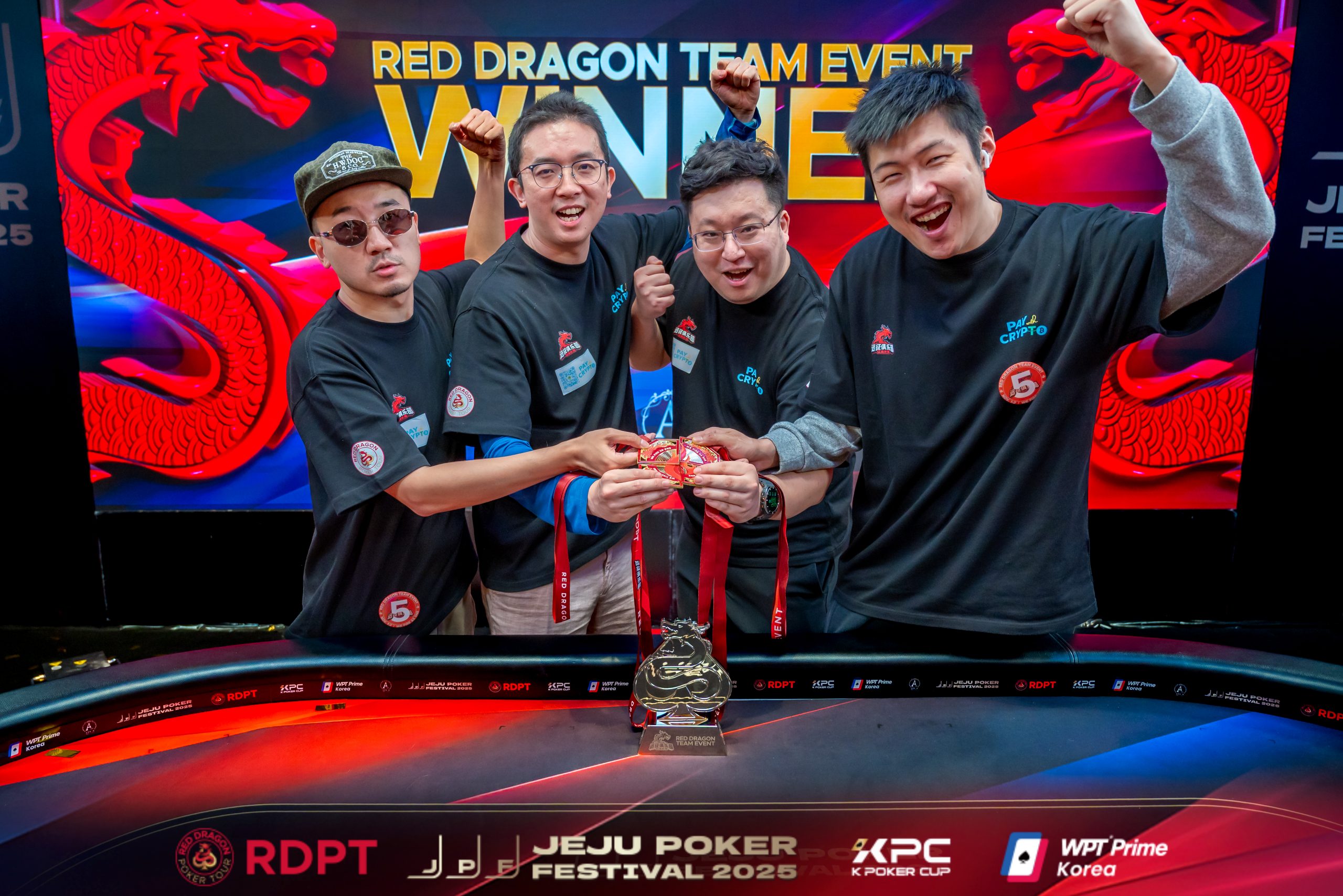 Red Dragon Team Event Winners - Pay With Crypto