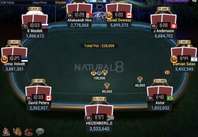 H-03: $5,250 Bounty Hunters Main Event final table