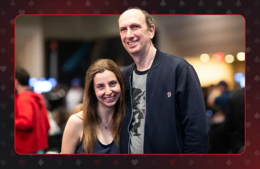 Konnikova with Erik Seidel - an excellent student and a seasoned pro teacher