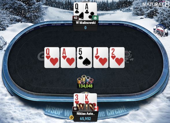 WSOPC #13 – $10,000 Heads Up NLHE [128 cap]