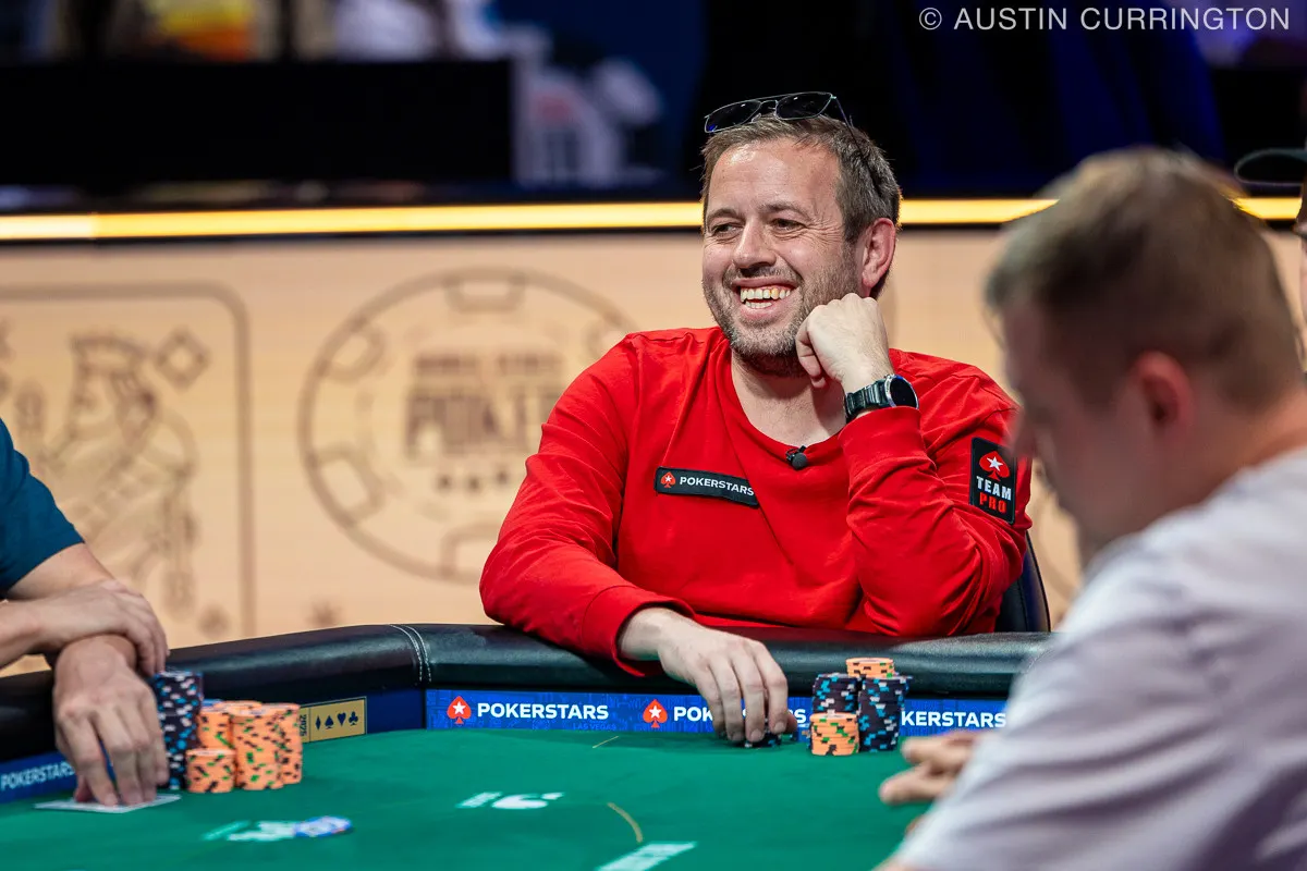 Kenny Hallaert at 2025 WSOP Main Event - Photo by Pokernews