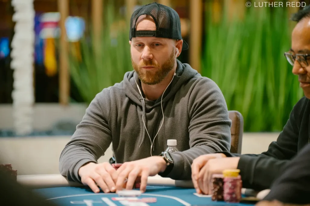 Steven Jones Jr (photo credit: PokerNews photographer Luther Redd)