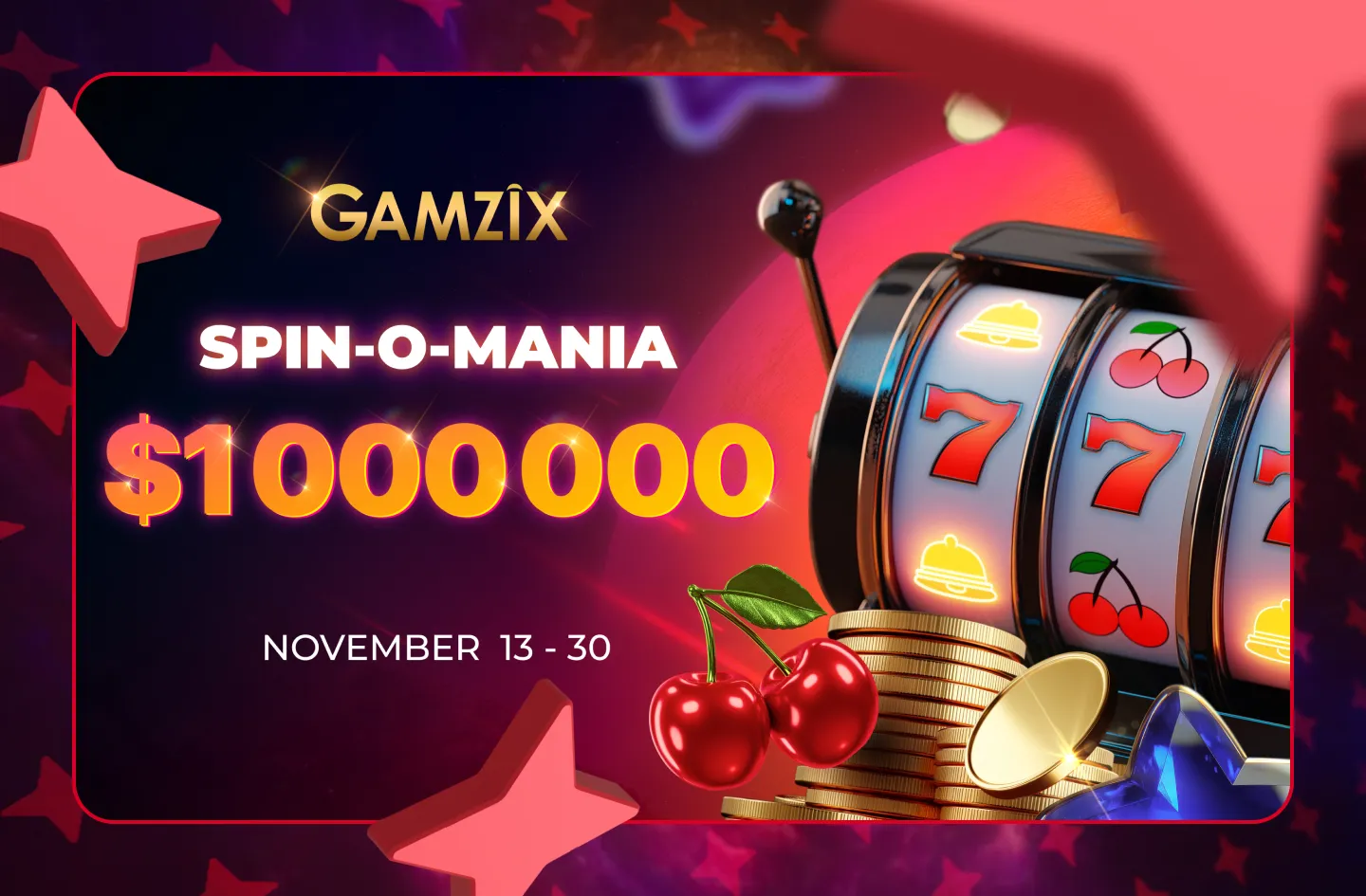 Spin-o-mania: Play for a Share of $1,000,000! - PokerPlanets Casino