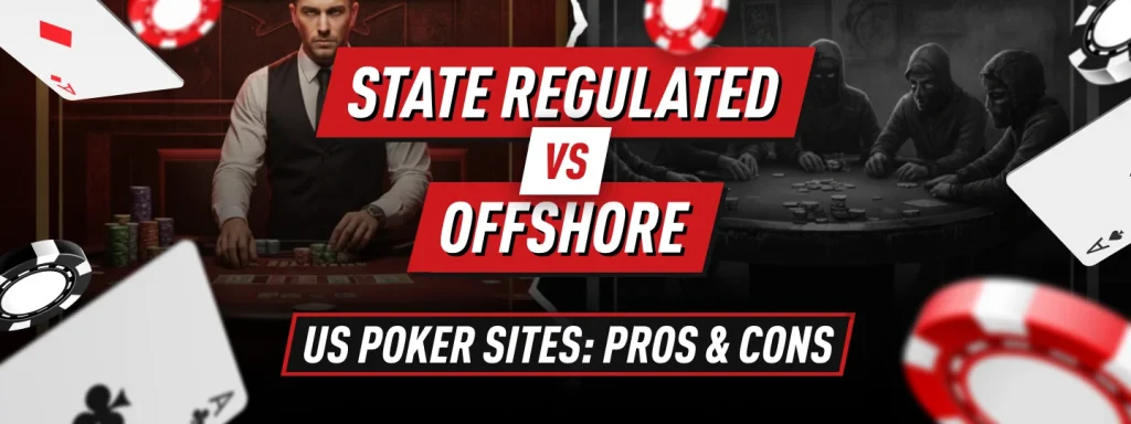 US state-regulated vs. offshore poker sites comparison
